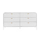 Chisholm 6 Drawer Chest - White