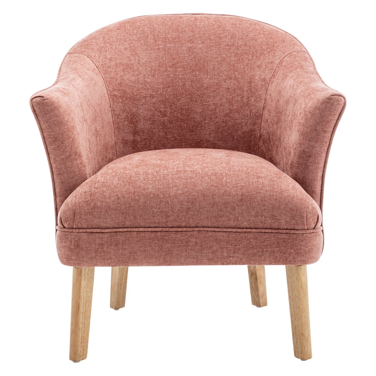 Elsa Arm Chair - Coral Chenille