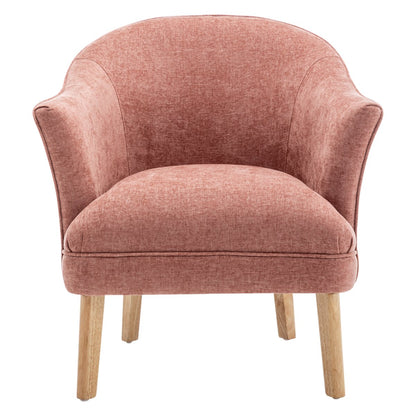 Elsa Arm Chair - Coral Chenille