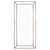 Zeta Floor Mirror - Antique Gold