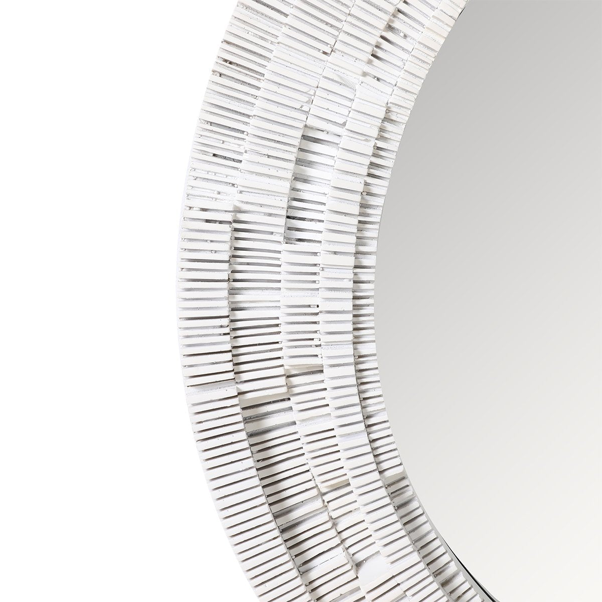 Dunbar Wall Mirror - Round White