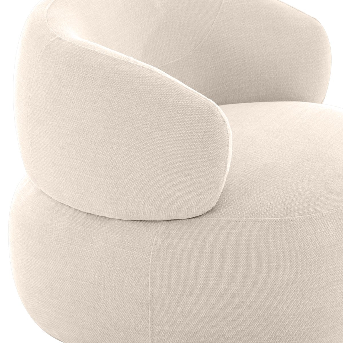 Greenwich Swivel Occasional Chair - Natural Chenille