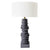 Mendoza Table Lamp - Grey w White Shade