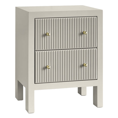 Ariana 50x65cm Bedside Table - Grey