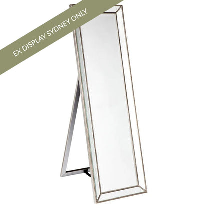 Zeta Cheval Mirror - Antique Silver - OUTLET NSW