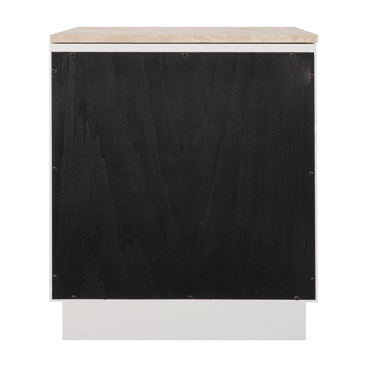 Benedict White Oak Bedside Table - Travertine