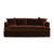 Birkshire 3 Seater Slip Cover Sofa - Dark Chocolate Velvet