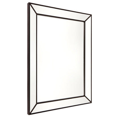 Zeta Wall Mirror - Large Black