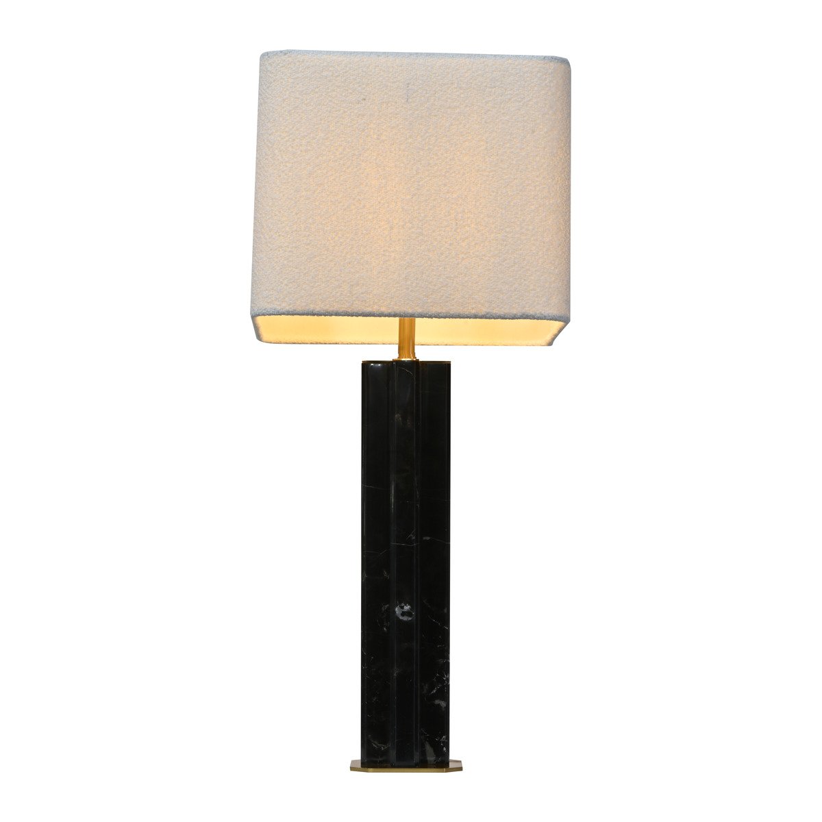 Munich Marble Table Lamp - Charcoal