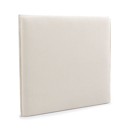 Brighton Slip Cover Queen Bedhead w Valance - Natural Linen - OUTLET NSW