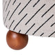 Orta Stool - Natural Jacquard