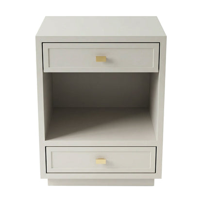 Logan Bedside Table - Small Grey – view 5