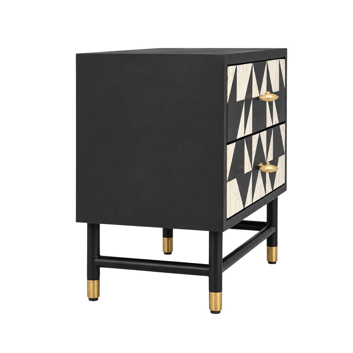 Huxton 60x53cm Bedside Table