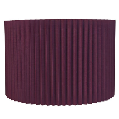 Nina Pleated Drum Shade - Medium Plum