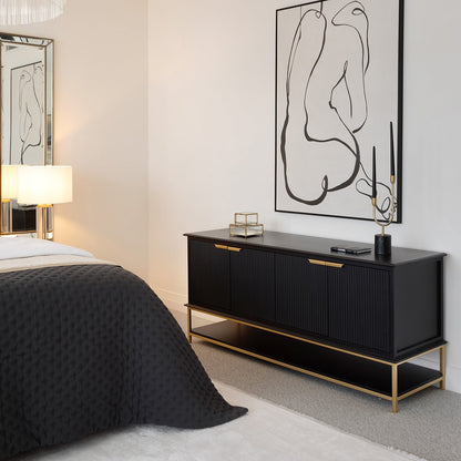 Aimee 170cm Buffet - Black