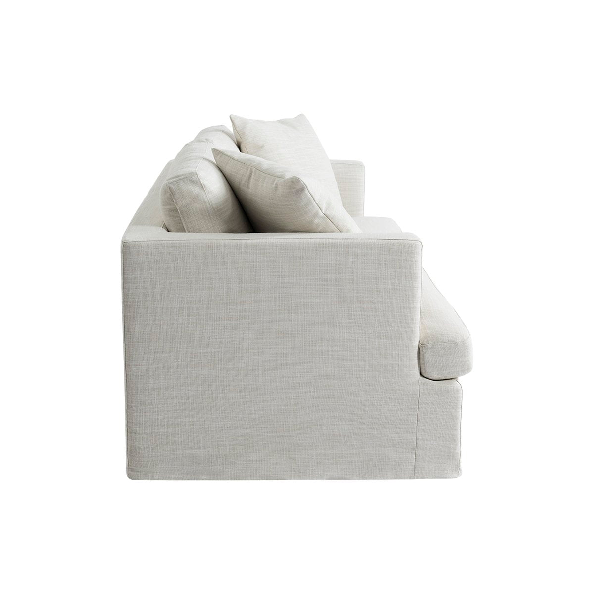 Birkshire 2 Seater Slip Cover Sofa - Off White Linen