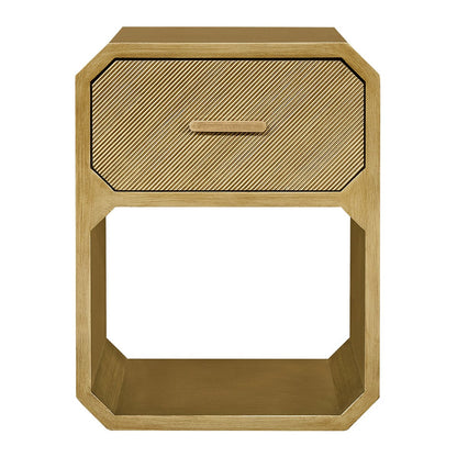 Anderson Bedside Table - Small Antique Gold