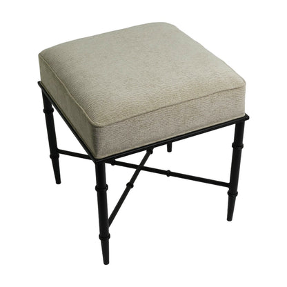 Hacienda Black Iron Stool - Wheat - OUTLET NSW