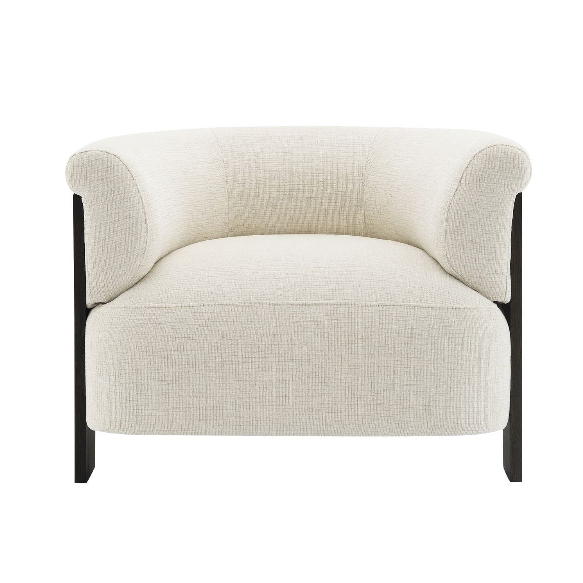 Arcadia Arm Chair - Ivory Chenille