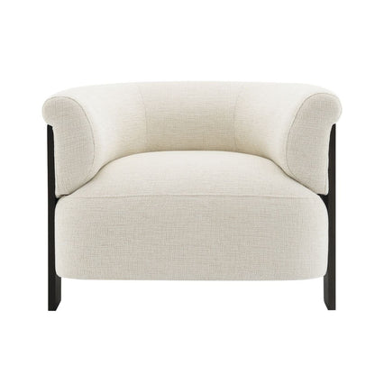 Arcadia Arm Chair - Ivory Chenille