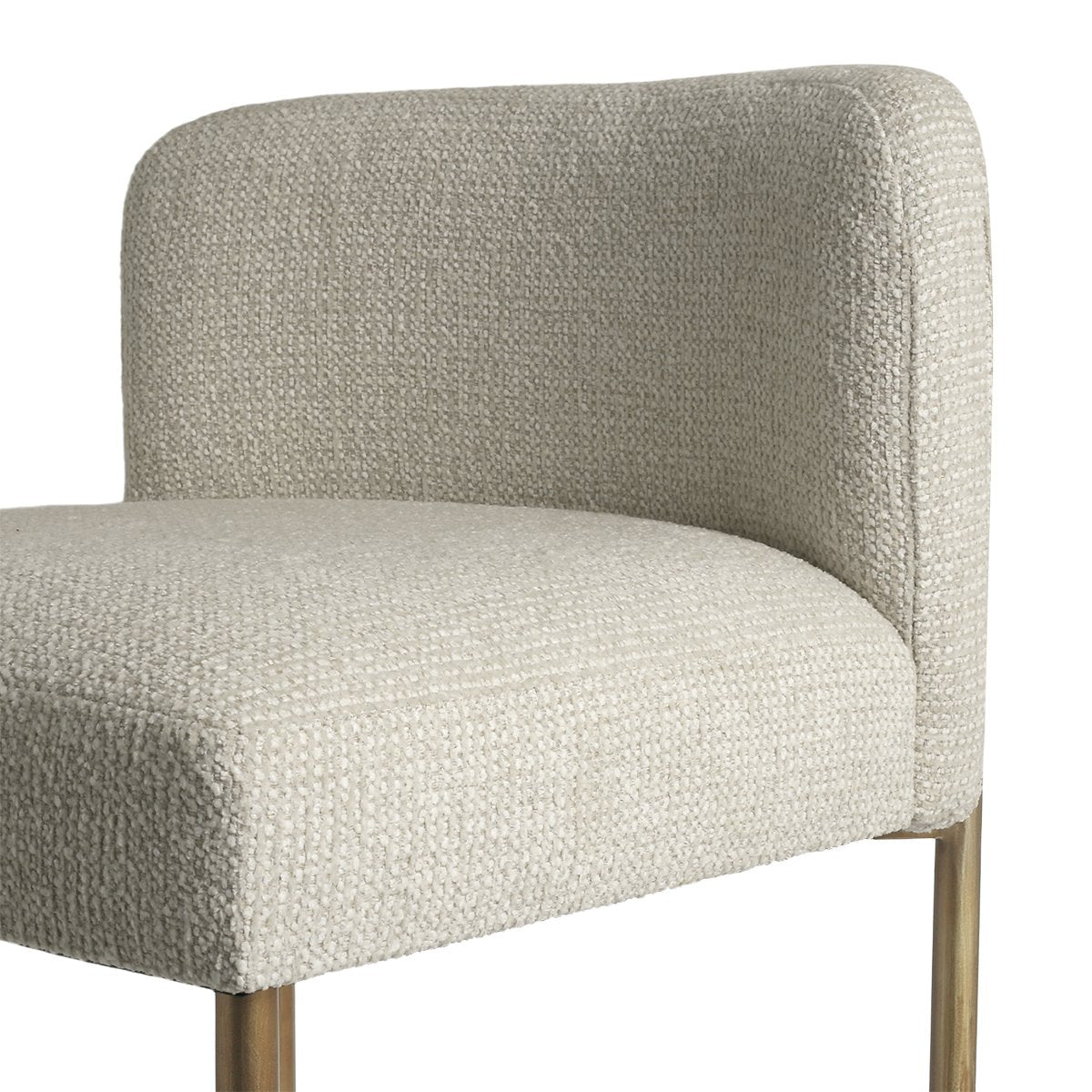 Leon Kitchen Stool - Speckle Ecru