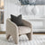 Maine Arm Chair - Taupe Velvet