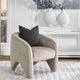 Maine Arm Chair - Taupe Velvet