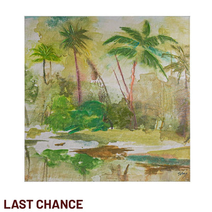 Calm Oasis Series I Enhanced Canvas Print