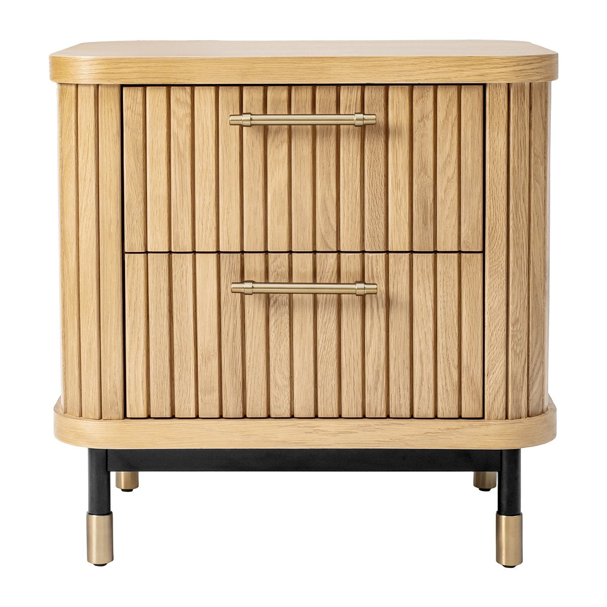 Sophia Oak Bedside Table - Natural