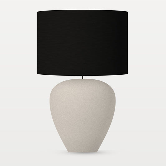 Picasso Table Lamp - Natural w Black Shade