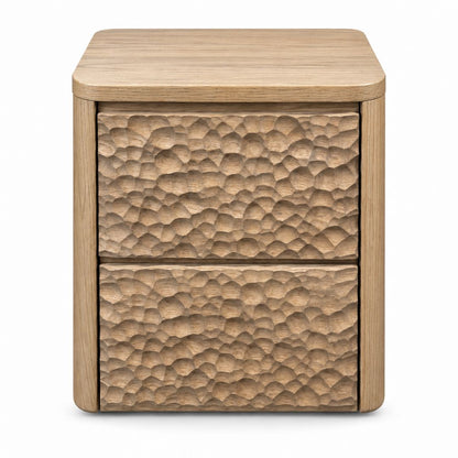 Mikki 60x60cm Bedside Table - Oak - OUTLET NSW