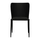 Foley Dining Chair Set of 2 - Black with Metal Legs