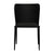 Foley Dining Chair Set of 2 - Black w Metal Legs