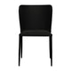 Foley Dining Chair Set of 2 - Black w Metal Legs