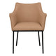 Alpha Dining Chair - Tan Vegan Leather