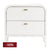 Chisholm Bedside Table - White