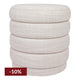 Demi Stool - Off White Linen