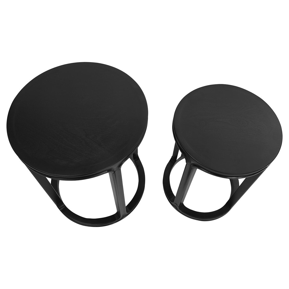 Cadie Nesting Side Tables - Black – view 3
