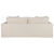 Bungalow 3 Seater Slip Cover Sofa - Natural Linen