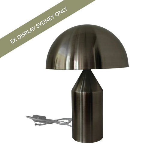 Colby Table Lamp - Brushed Silver - OUTLET NSW