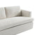 Birkshire 2 Seater Slip Cover Sofa - Off White Linen