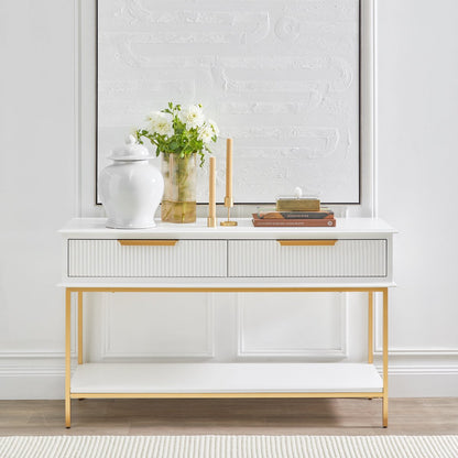 Aimee 140cm Console Table - White