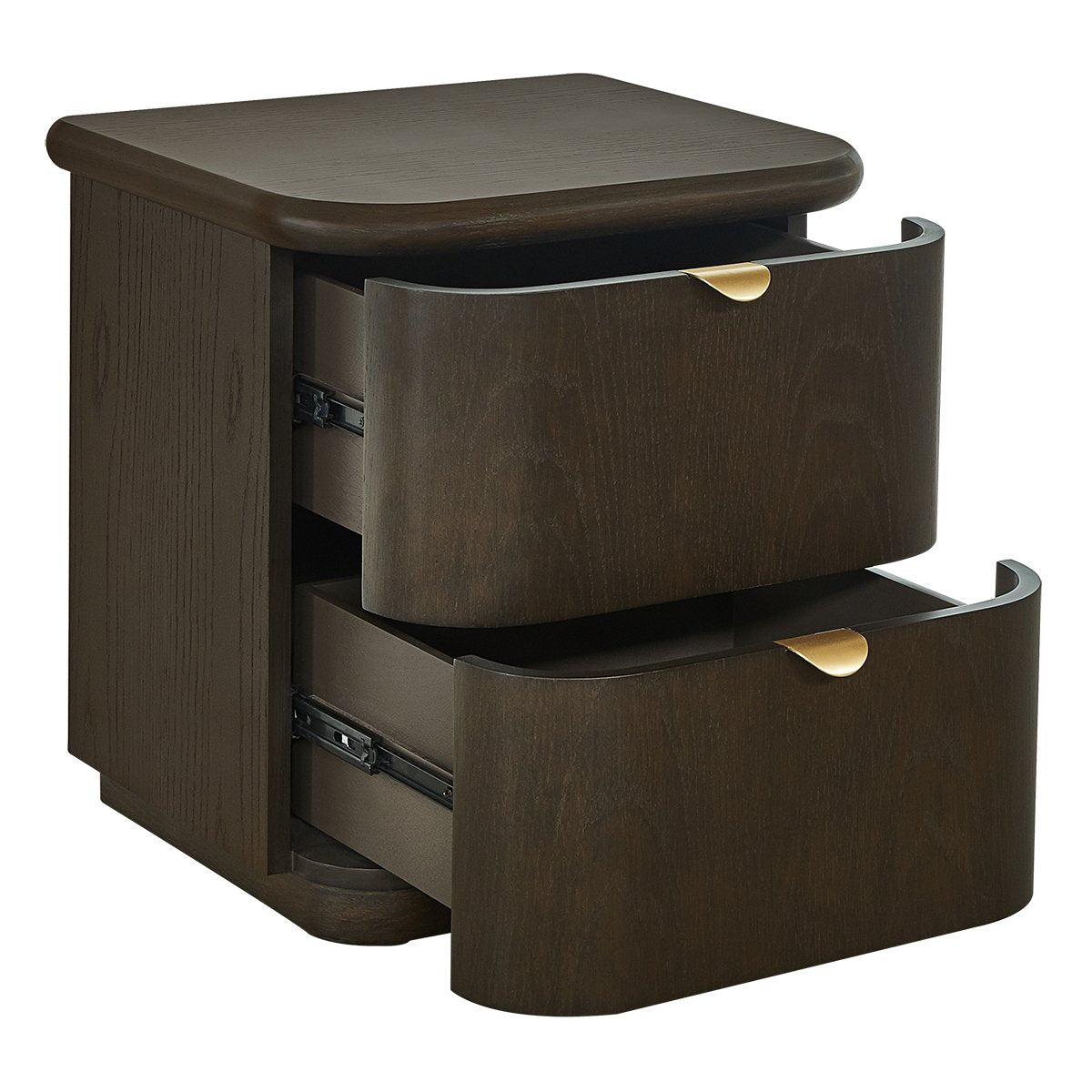 Lina Bedside Table - Smoked Oak