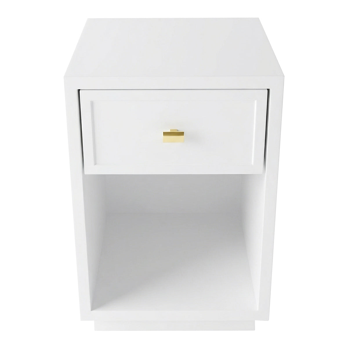 Logan 40x60cm Bedside Table - White