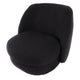 Aurora Swivel Chair - Black Onyx Boucle