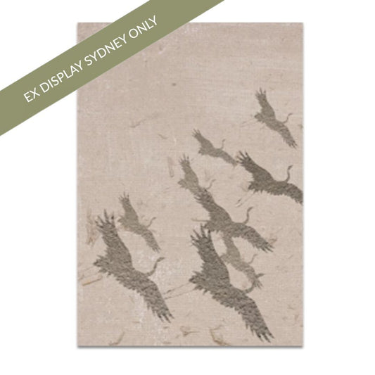 Cranes Series I Oil On Canvas Painting - OUTLET NSW