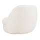 Aurora Swivel Chair - Off White Shearling