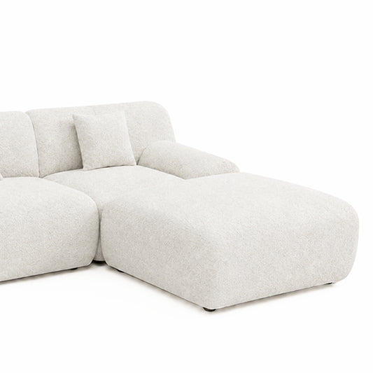 Freya Ottoman Stool - White