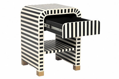 Makayla Bedside Table - Black