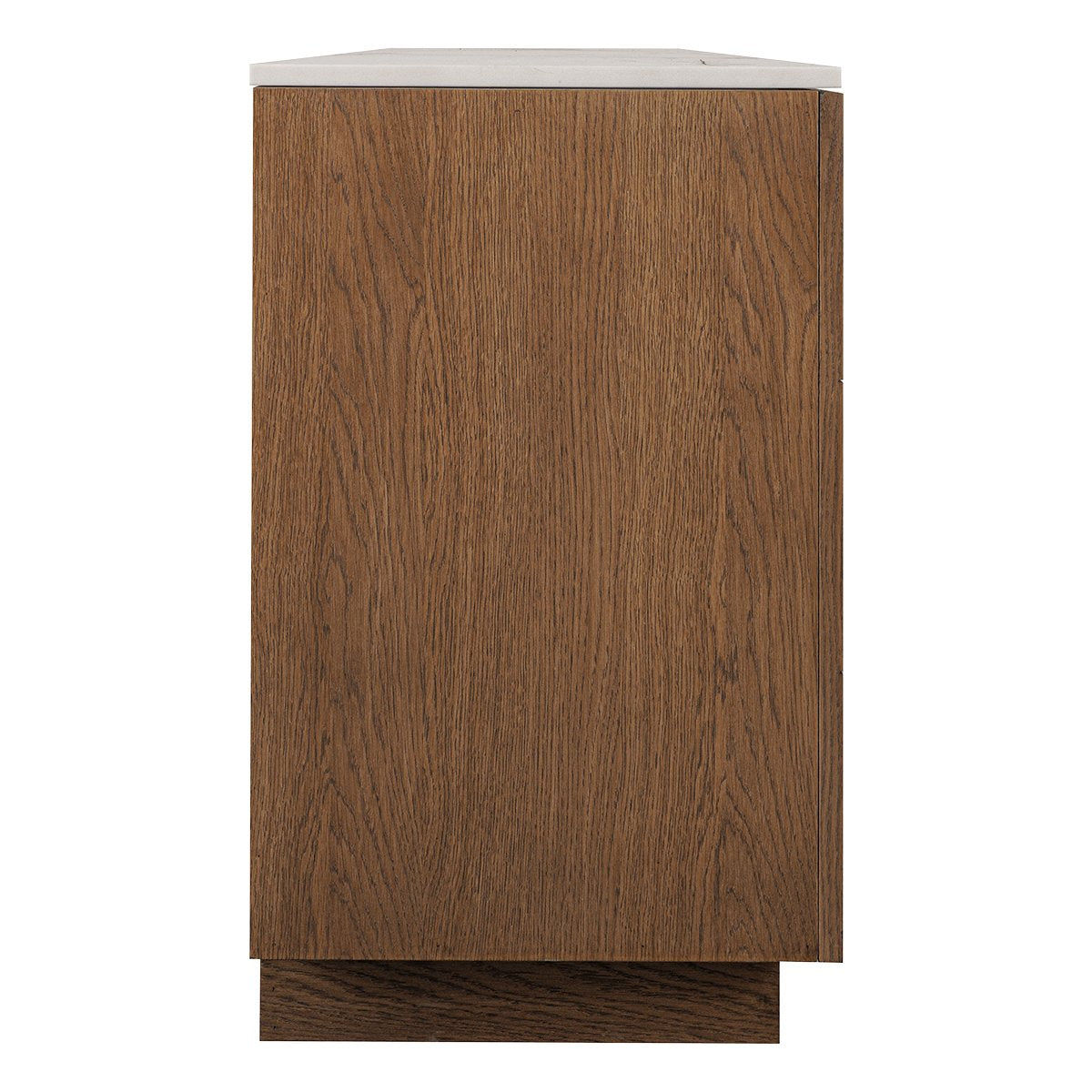 Benedict Walnut Buffet - White Marble